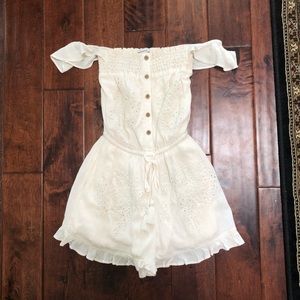 ae off the shoulder romper